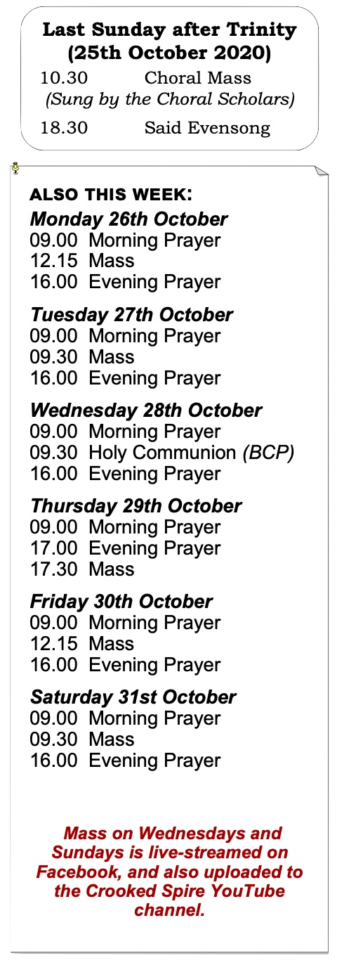 Last After Trinity - Services Last after Trinity Services