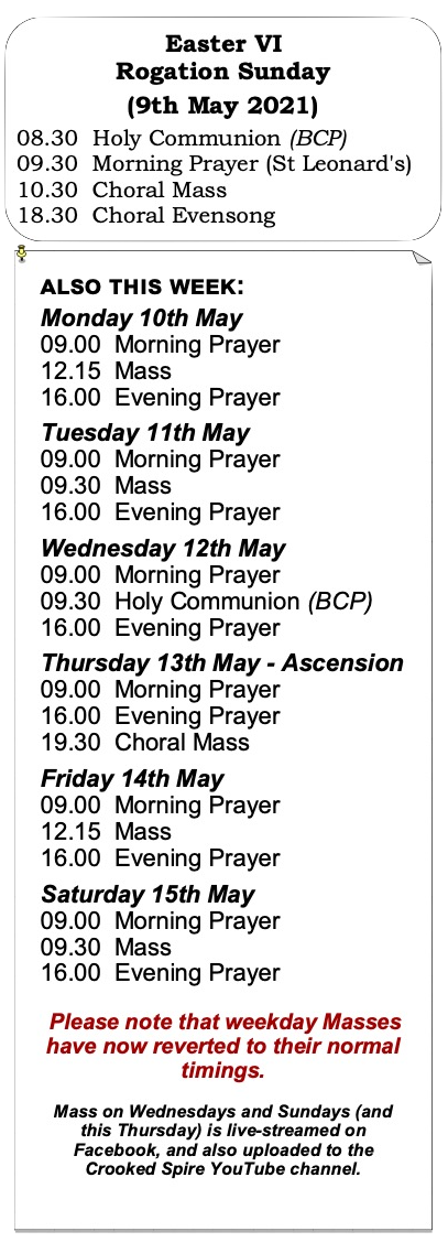 Easter 6 Services Lent 5 Services