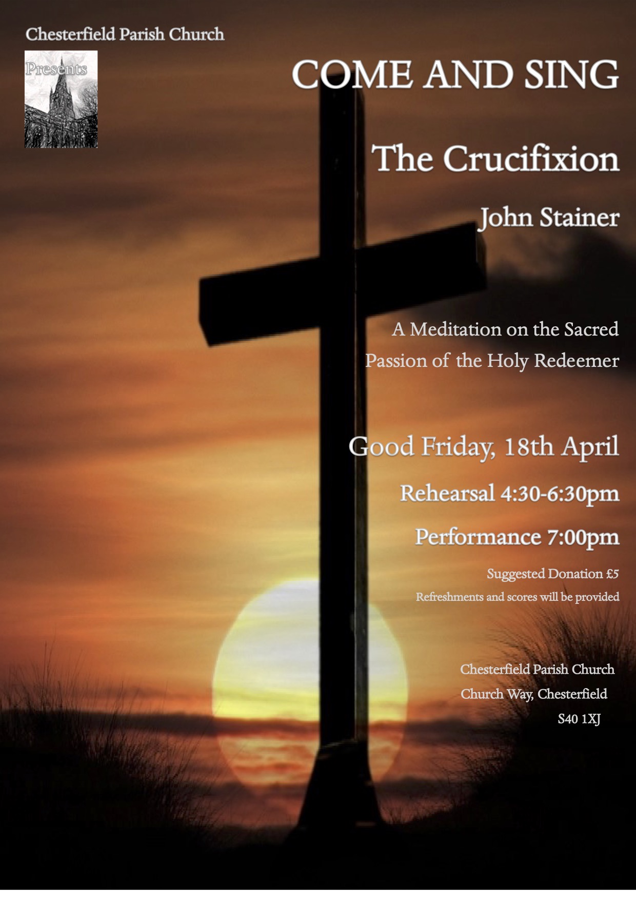 Come & Sing Stainer's Crucifixion